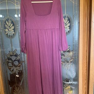 Motherhood Maternity Maxi Dress in Rich Purple